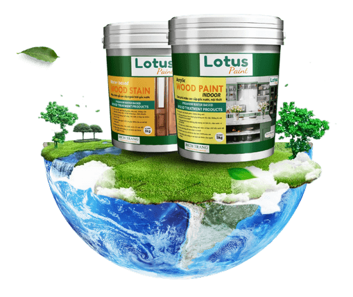 Sơn hệ nước Lotus – thân thiện môi trường